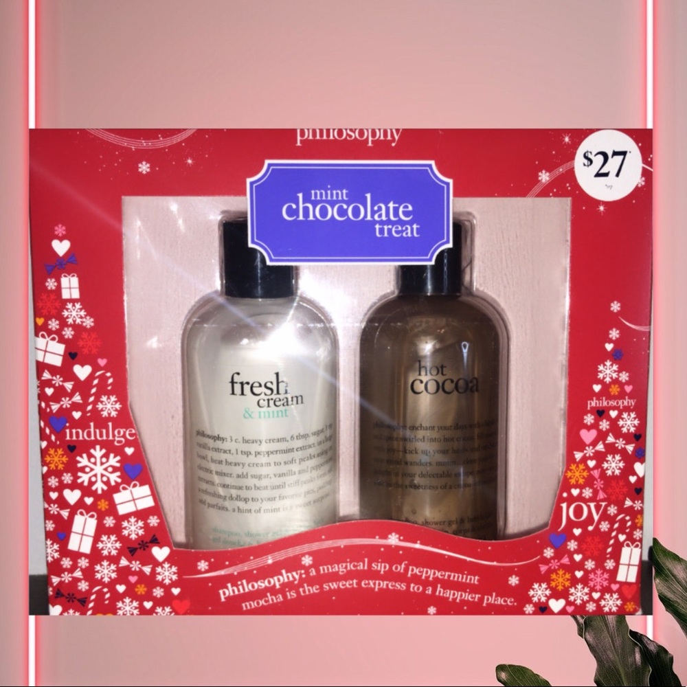 PHILOSOPHY MINT CHOCOLATE MINT SHOWER GELS SHAMPOO